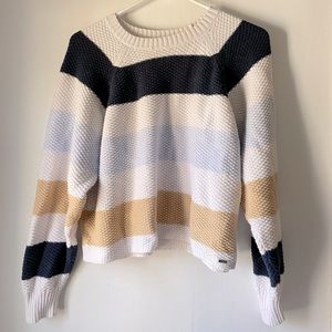 Color Block Striped Sweater
